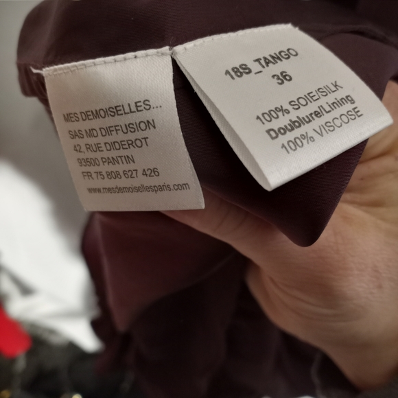 MES DEMOISELLES Silk Tango Dress - Picture 3 of 4